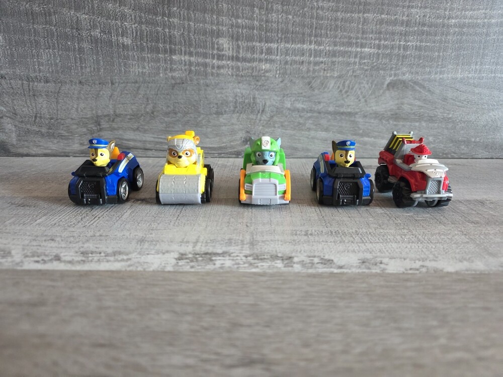 PAW Patrol Pup Squad Vehicles Toys Lot Of 5 Misc g41